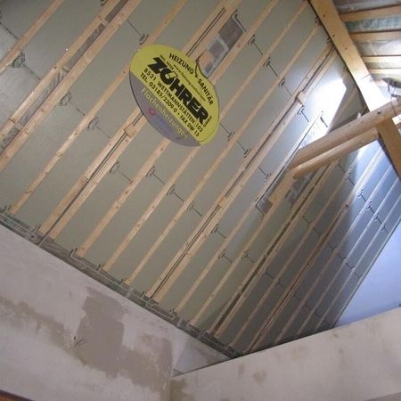 Installation eines Einfamilienhauses in St. Andrä.