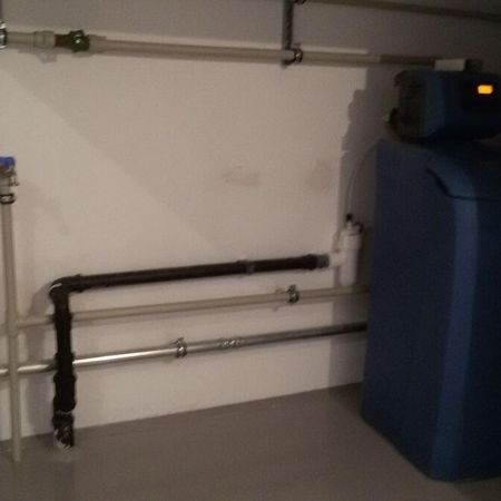 Installation eines Einfamilienhauses in St. Andrä.