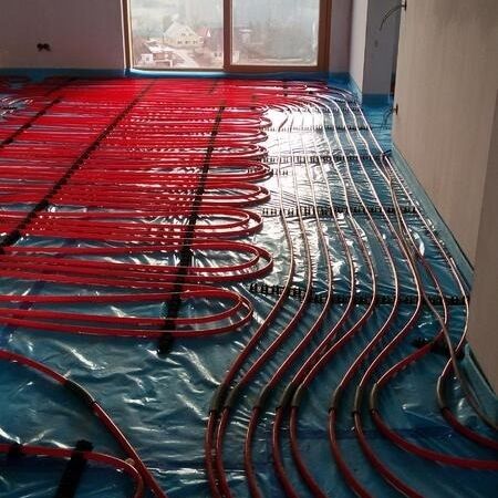 Installation eines Einfamilienhauses in St. Andrä.
