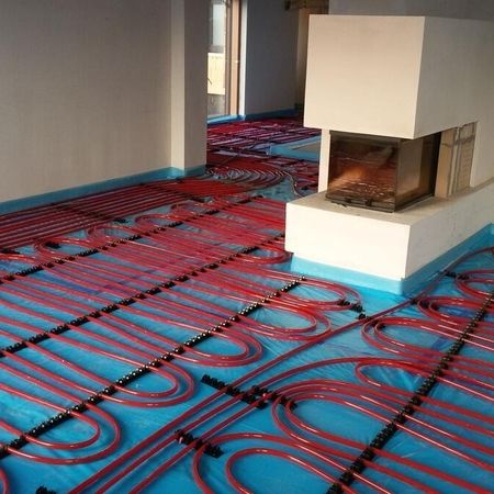 Installation eines Einfamilienhauses in St. Andrä.
